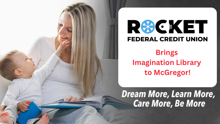 Rocket Federal Credit Union Sponsors Expansion of Imagination Library to McGregor